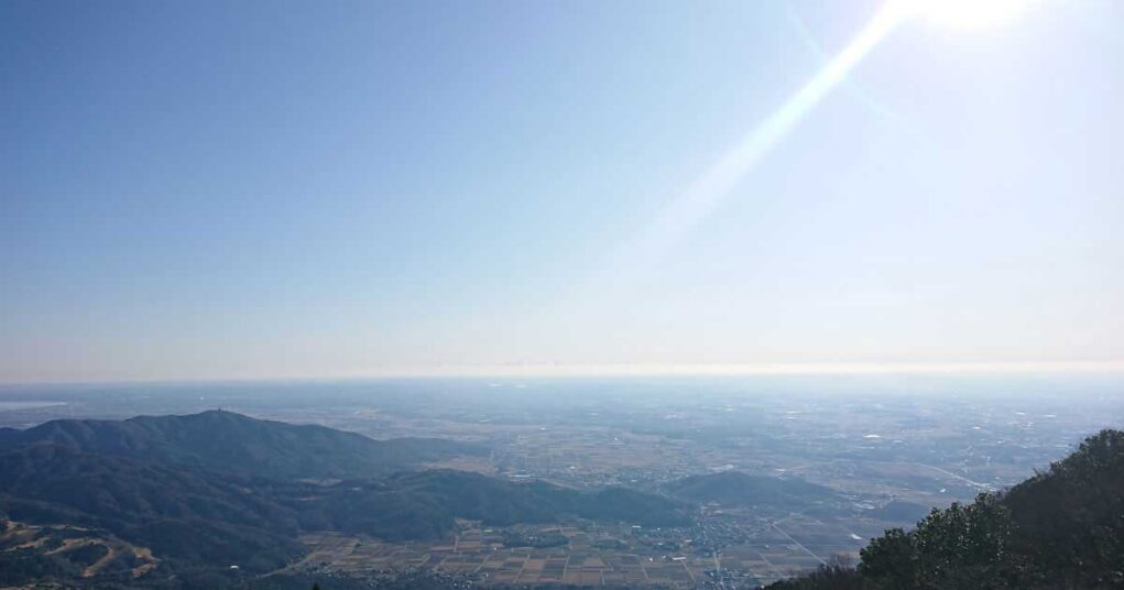 筑波山の景色