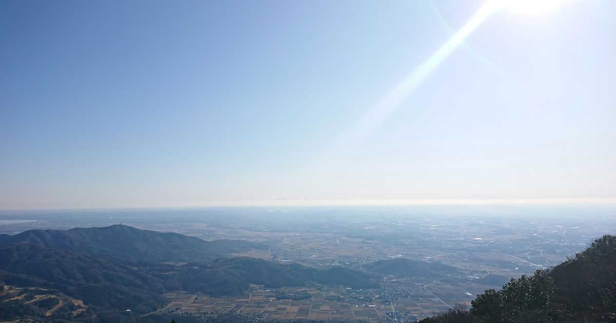 筑波山の景色